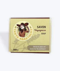 Savon végane de camping à la citronnelle
