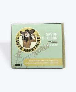 Savon au suif de bison - tallow soap à l'agastache