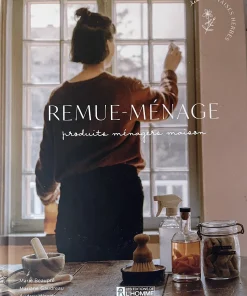 Livre remue-ménage sur la fabrication maison de nettoyants écologiques