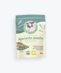 Thé vert marocain à l'agastache anisée, digestif, énergisant, rafraîchissant, idéal pour le thé glacé