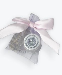 Ensemble-cadeau avec une pince à cheveux fabriquée au Québec et un baume à lèvres naturel