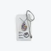 Pendentif fleurs séchées et feuille d'argent dans l'époxy
